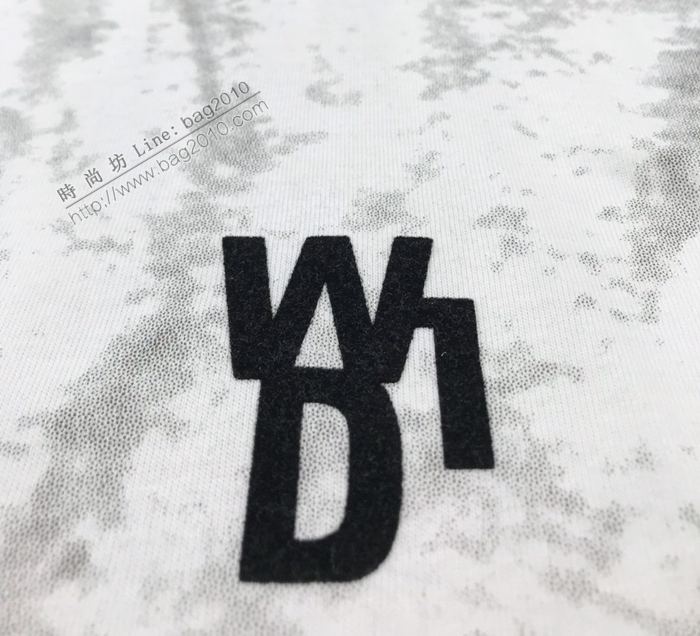 welldone男裝 20秋冬新款長袖T 石墨塗鴉印花男士長袖  ydi3054